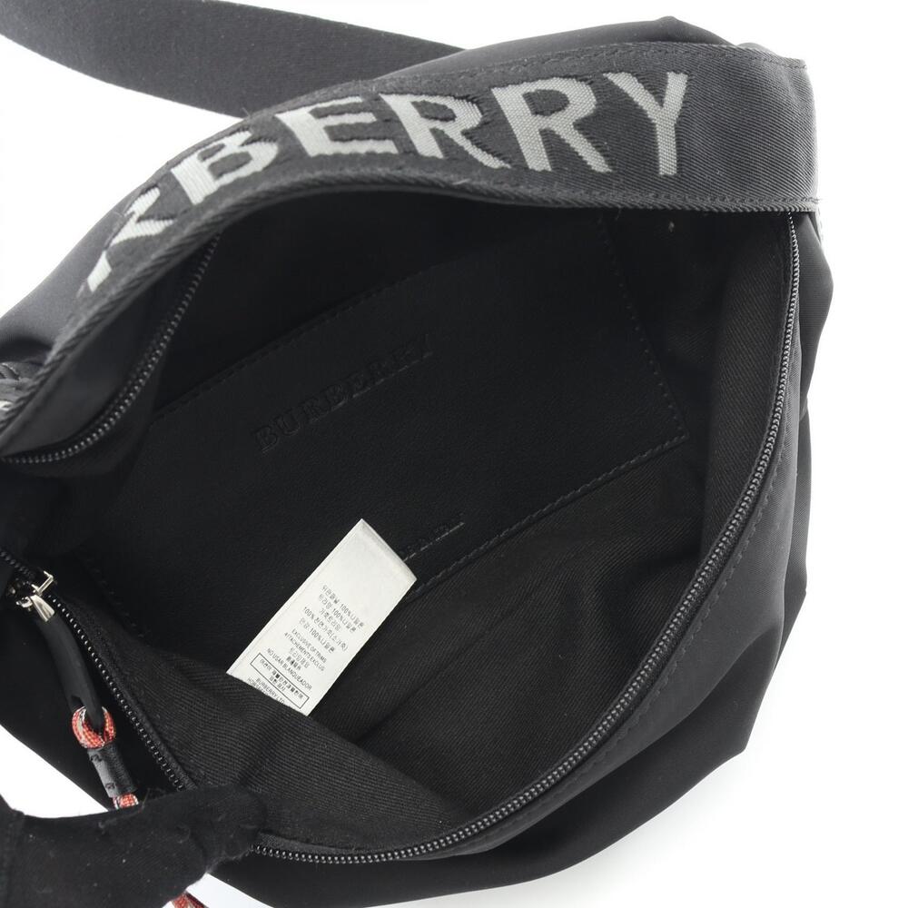 Burberry Sony Bum Bag ECONYL logo nylon leather waist black - Picture 3 of 8